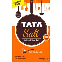 Tata Salt Iodised salt 1kg - 인도 타타 요오드 함유 바다소금