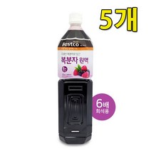 캠인노크 국내산 복분자로 담근 복분자 원액 1.5리터, 5개, 1.5L