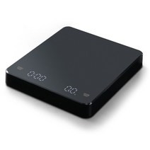 주방 0.1g 정밀 전자 가정용 식품 타이머 포함 led 디지털 스마트 커피 저울, 블랙 1pc, 3kg, 협력사