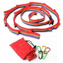 PWU672758레인보우 데이지체인 소품걸이 캠핑용 카라비너걸이