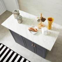 똑똑한 주방정리 아일랜드 홈바수납장 아일랜드바 BAR, 그레이화이트