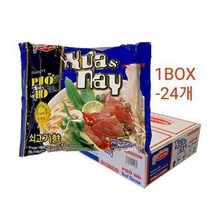 베트남 쌀국수 포보 수아나이 에이스쿡 PHO BO XUA&NAY 24개 1BOX, 70g, 5박스