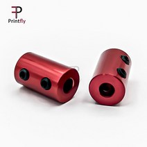 Printfly-D14L25 리지드 탑 와이어 커플링 알루미늄 합금 보어 3 3.17 5 6 8mm D14 L25 CNC 조 샤프트 모터, 03 Bore 5 x 8mm_01 Red