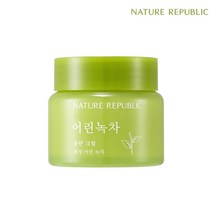 네이처리퍼블릭 어린녹차 순한 크림, 55ml, 1개