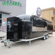 트레일러 Wecare 푸드 트럭 밴 모바일 바 트레일러 카트 공장 도매 가격, 한개옵션0