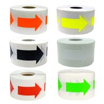 방향 표시 화살표 스티커 테이프 학교 사무실 공장 배관 소방, 1110.그린화살표500