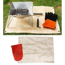 캠핑 차박 텐트 낚시 방염성 시트 화염 열전도 차단, 본상품선택, 상세페이지 참조