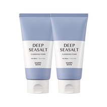 해피바스 퍼펙트딥 씨솔트 클렌징폼 150g x2, 2개