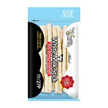 ANF 화이트 밀크 스틱 강아지껌, 2개, 27p