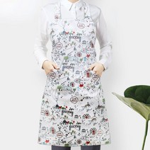 [인기100] H형 방수 앞치마 패턴 청소용 드로잉 세척용 배식용 _ 245694EA, 쿠팡 본상품선택