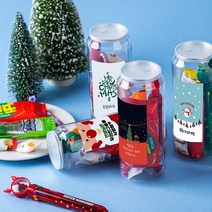X-mas 01 반짝루돌프10색볼펜 간식5종 구디백 페트캔 어린이집 유치원 영어학원 크리스마스 행사선물