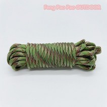 등산용품 10 31 100 미터 생존 Dia.4mm 용 Paracord 7 스탠드 코어 낙하산 줄 끈 야외 도구 캠핑 로프 하이, 11 11