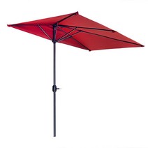 벽면 직사각형 파라솔 측면 코너 정원 테라스 어닝, 워터 시트 - 베이지 250x120cm