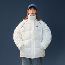 위위브렌 겨울 오버핏 하이넥 패딩점퍼 빅사이즈 숏패딩점퍼