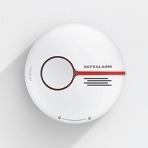 산소 가스 농도 측정기 가스 경보기 Tuya 스마트 홈 와이파이 연기 감지기 화재 센서 무선 시스템 주 대한, 01 White