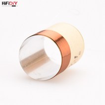 HIFIDIY-라이브 2 인치 8 16.2mm 26mm 베이스 보이스 코일 스피커 수리 액세서리 흰색 알루미늄 사운드 공기 배출구 DIY 부품, [03] 4 Pieces, [04] 19.43mm