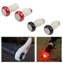 자전거 핸들 LED 라이트 야간등 안전등 DIY 핸들바 반짝이, 레드