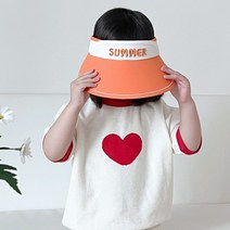 샌디볼리 아동용 돌돌이 썸머 로고 썬캡