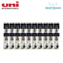 유니볼 시그노 노크식 RT1 리필심 10개 UMR-82 UMR-83, 0.38 블랙x10개
