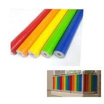 칼라 무지개폼 10개묶음 신학기준비 홍보 안전용품, 주황색, 10개