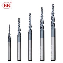 BB 볼 코 테이퍼 엔 밀 솔리 경 조각 라터 비트 릴리 원목 금속 CNC 밀링 커터 코팅 3.175mm 4mm 1PCS, R0.75x15xD3.175x38, 03 R0.75x15xD3.175x38