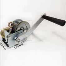 수동윈치 소형 호이스트 와이어윈치 도르래 기중기, (8m) 정품 2000파운드, 1개