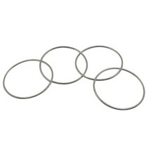 마술도구 4pcs 장난감 금속 반지 클래식 연결 철 고리 재미 트릭 재생 소품 장난감, 4환