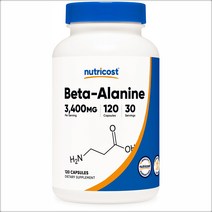 뉴트리코스트 베타 알라닌 3400mg 캡슐형, 1개, 120캡슐