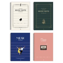 1000 슬림음악노트(SP), 랜덤발송, 옵션선택:랜덤발송