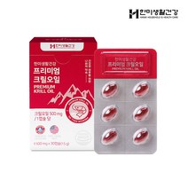 한미생활건강 프리미엄 남극해 크릴오일 500mg, 30정, 4박스