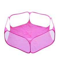 애완 동물 Playpen 휴대용 패션 오픈 실내/야외 작은 동물 케이지 게임 놀이터 울타리 햄스터 Chinchillas 기니 PigsF, 핑크
