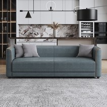 3인용쇼파 이케아 2인소파 이상민 오연수 쇼파전문매장 스트란드몬 쇠데르함 엑토르프 일회용 기술 패브릭 소파 작은 아파트 북유럽 더블 거실 의류 매장 렌탈 룸 2개 또는 3개의, 싱글 75cm, 블루-10