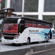 다이캐스트 전시 고속버스모형 버스 미니어쳐 공항 비즈니스, 1층 고급 공항버스 블루