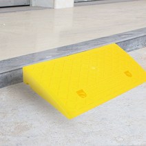 문턱 계단 휠체어 진입판 높이7cm 안전 경사로발판 문턱패드 계단받침 발판 경사로, 단품, 1개