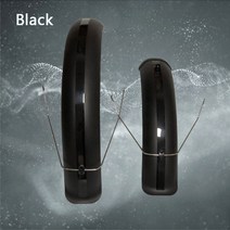 자전거 흙받이 물받이 펜더 세트 넓은 전면 후면 오프로드 지방 타이어 날개 전체 적용, 1 세트 블랙