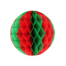 허니콤볼 25cm 레드 그린 종이 페이퍼 벌룬 모빌 생일 축하 파티 행사 포토존 장식 데코 용품