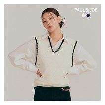 [폴앤조] (런칭가 59 000원) 23FW 울 블렌딩 니트 베스트