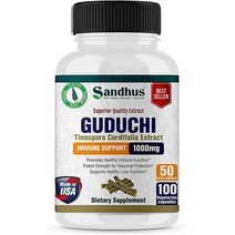 미국직구 구두치(티노스포라 코르디폴리아) 길로이 1000mg 1인용 채식 100캡슐, 수량, 상세참조