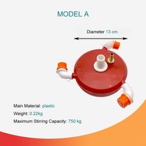 농업 화학 믹서 교반기 분사기 펌프 액세서리 물 순환 혼합 살충제, 01 Model A