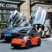 McLaren 전기 자동차 4 륜 전동 사륜 특대 장난감 스포츠카, 풀옵션가죽시트, B방폭휠유압도어