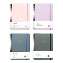 마이플랜 다이어리-스프링(7000원X4개)다이어리 플래너 스프링다이어리 만년다이어리 스케줄러 단체선물 판촉물, 본상품