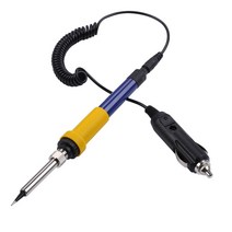 DC 12V 휴대용 납땜 인두 저전압 자동차 배터리 60W 용접 재 작업 수리 도구, 자동차 충전으로