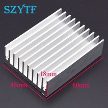 1pcs 방열판 60x45x18MM 은 방열기