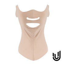 유투스포츠 롱넥 익스트림 마스크 자외선차단 골프 자전거 스포츠 등산 낚시 산책, 아이보리