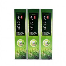 MEDIAN 솔잎향치약 3P/ 짜지않고 상쾌한 소금치약, 송천염치약3개입 1set