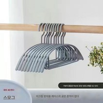 Z3JC 노라인 플라스틱 논슬립 러버 코트 행거, Z3JC 업그레이드된 굵은 옷걸이 미세먼지, 품질 업그레이드 보증 40개입【두꺼운 옷 걸 수 있음】