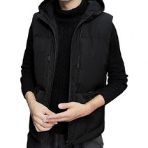 겨울 패딩 조끼 바람막이 간단한 부드러운 windproof 남성 플러스 크기 두꺼운