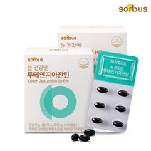 [소버스] 눈 건강엔 루테인 지아잔틴(250 mg x 60캡슐) x 2박스