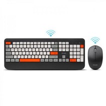 이큐웨어 V1000 리니지마우스 hp 노트북 키보드마우스, 핑크