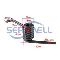 350 400 스틸 알루미늄 단일 삼상 절단기용 비틀림 스프링, 02 B